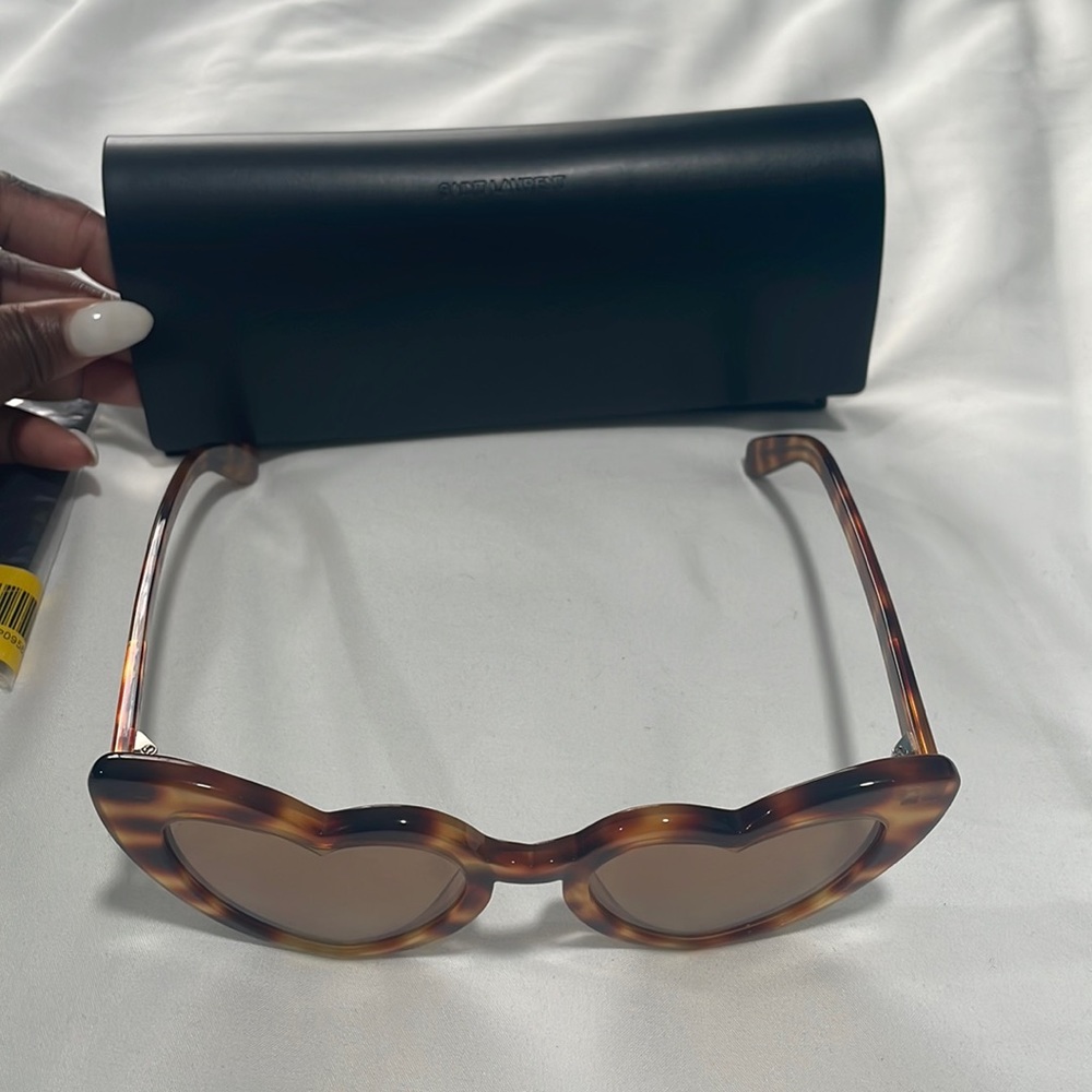 Saint Laurent Heart Havana-Havana brown shades
